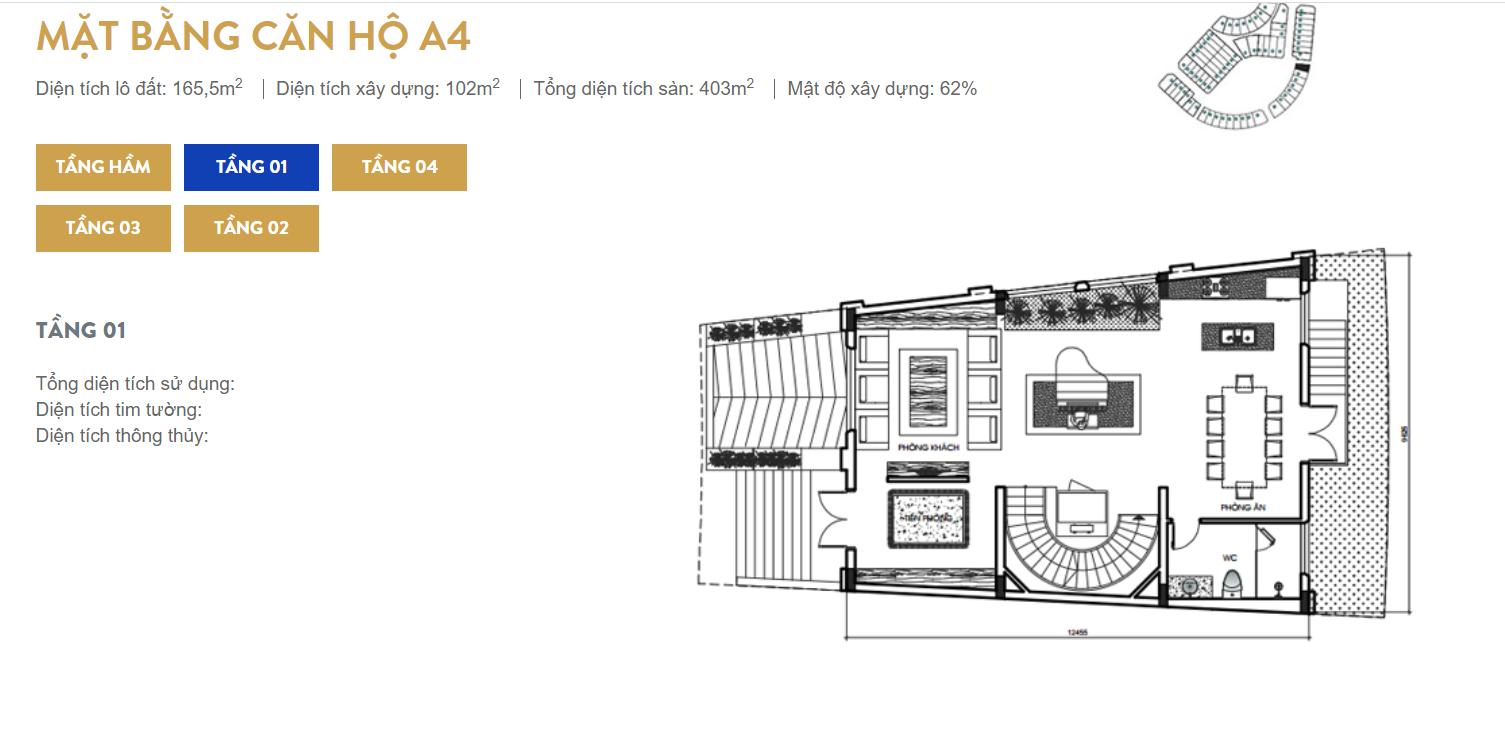 Bán Nhà phố shophouse lô góc A4 view vườn hoa dự án nhà thấp tầng Sunshine City Ciputra Hà Nội, giá cạnh tranh 2