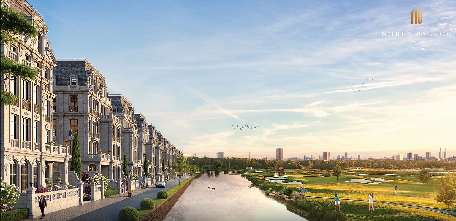 Đường đi đến dự án Noble Palace Tây Hồ Ciputra