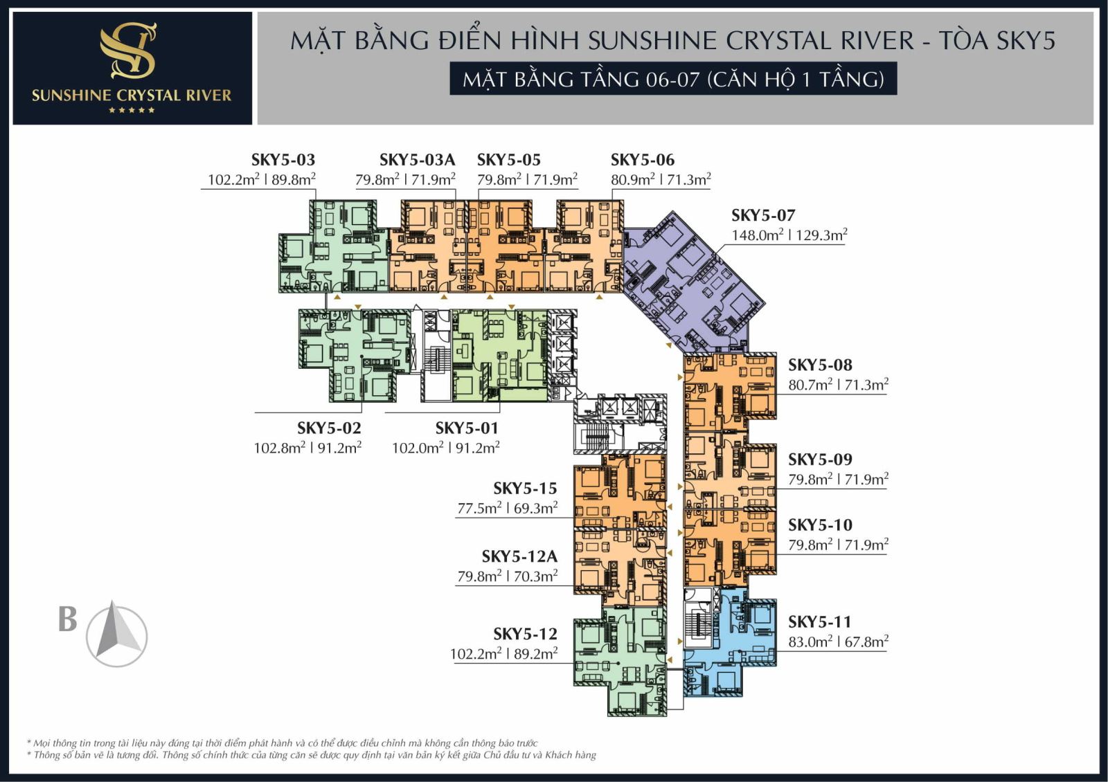 Mặt bằng thiết kế Noble Crystal Tây Hồ - Thông tin chi tiết