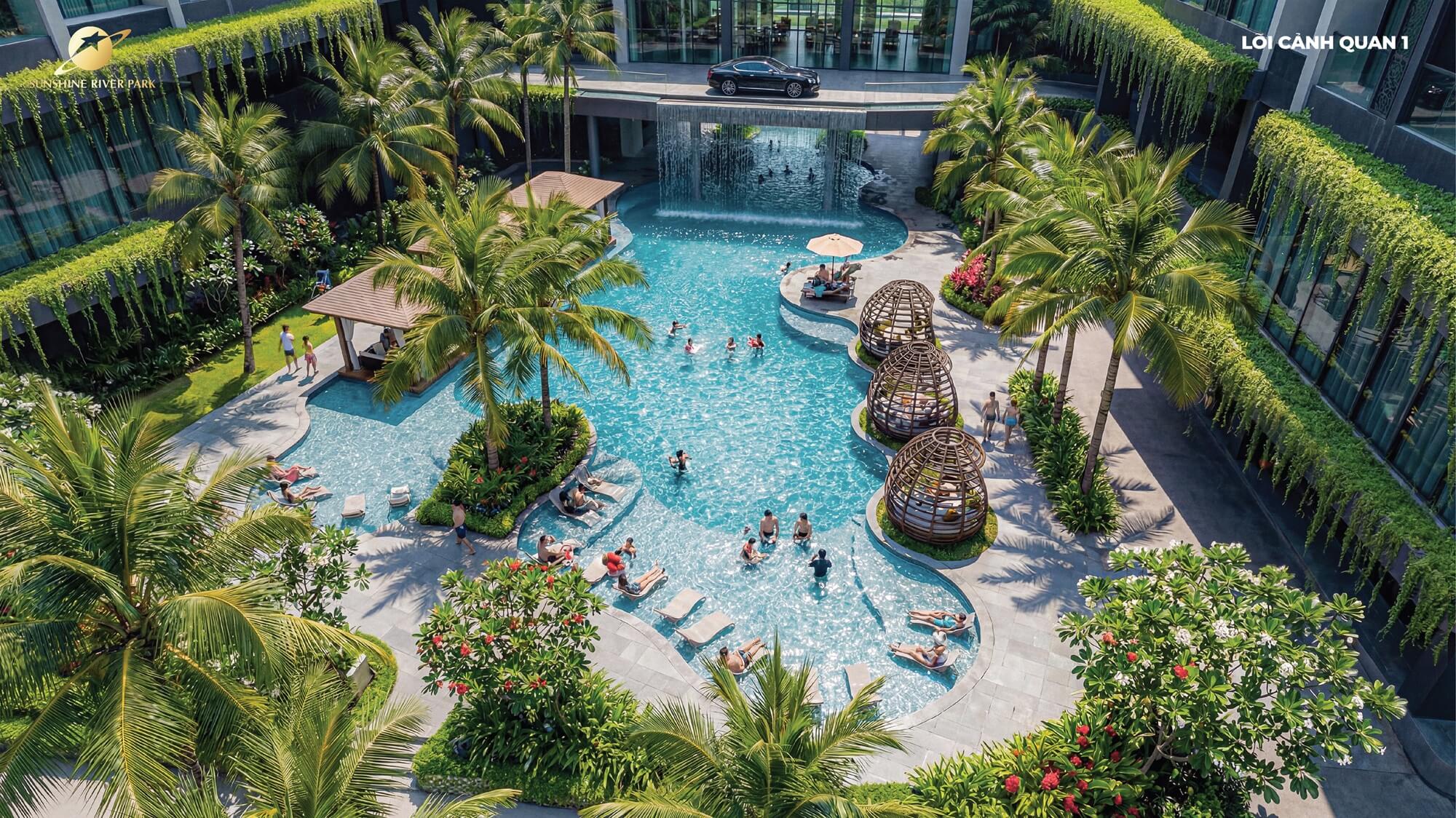 Các loại hình sản phẩm Sunshine River Park và bộ sưu tập bất động sản hàng hiệu ven sông Hồng