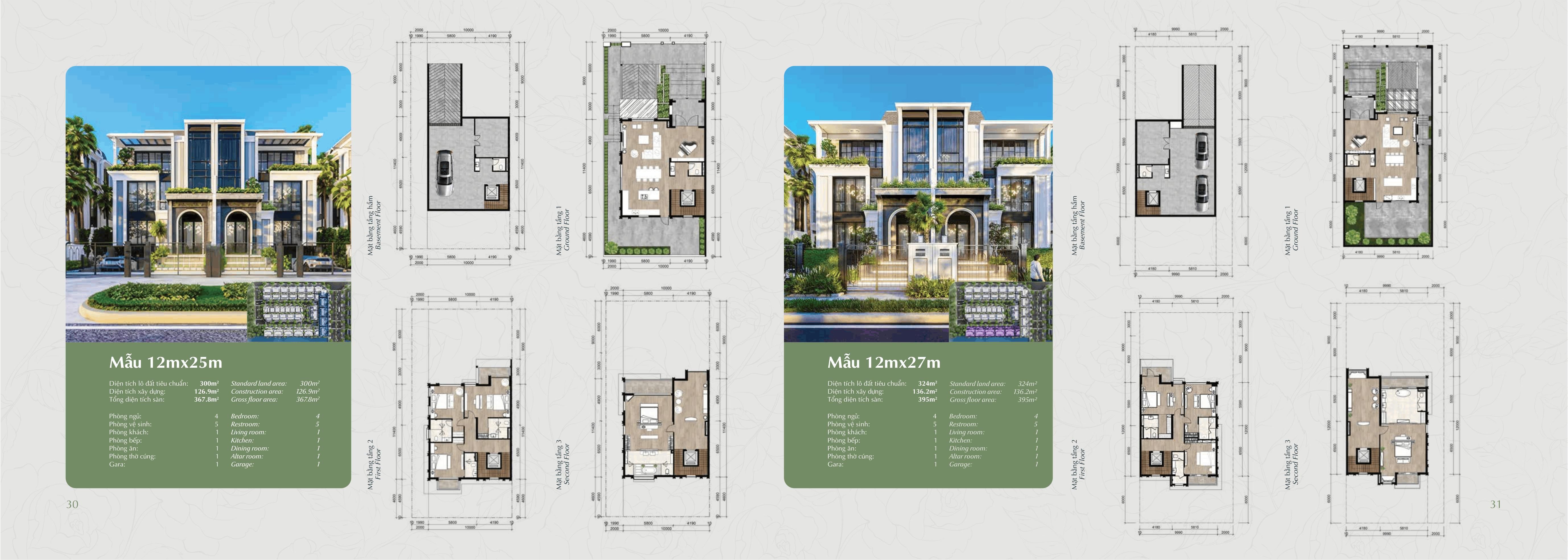 Mặt bằng thiết kế Eden Residences khu P Ciputra và nghệ thuật đỉnh cao tổ chức không gian biệt thự compound