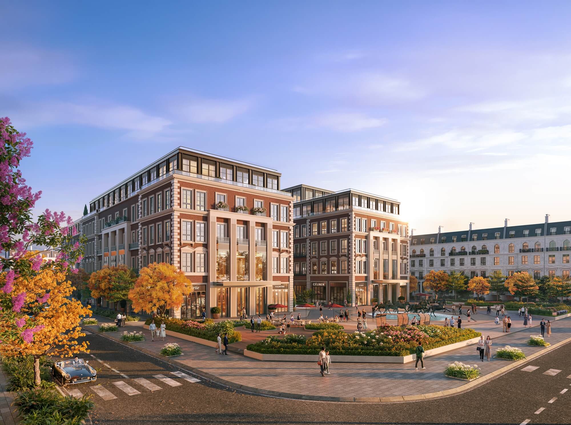 Mặt bằng thiết kế The Windsor Collection Ciputra và nghệ thuật kiến trúc đương đại trên ốc đảo sinh thái trung tâm