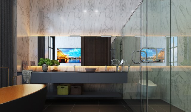 Cho thuê biệt thự đơn lập căn góc Sunshine Crystal River, hướng Bắc view đẹp, đủ nội thất hiện đại 4