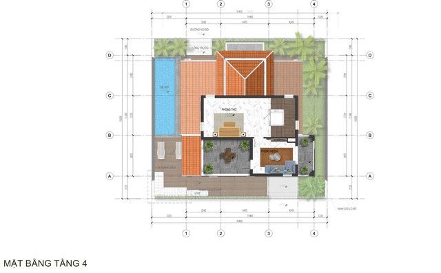 Cho thuê biệt thự đơn lập Sunshine Crystal River dãy DL01 view bể bơi, nội thất cao cấp 5