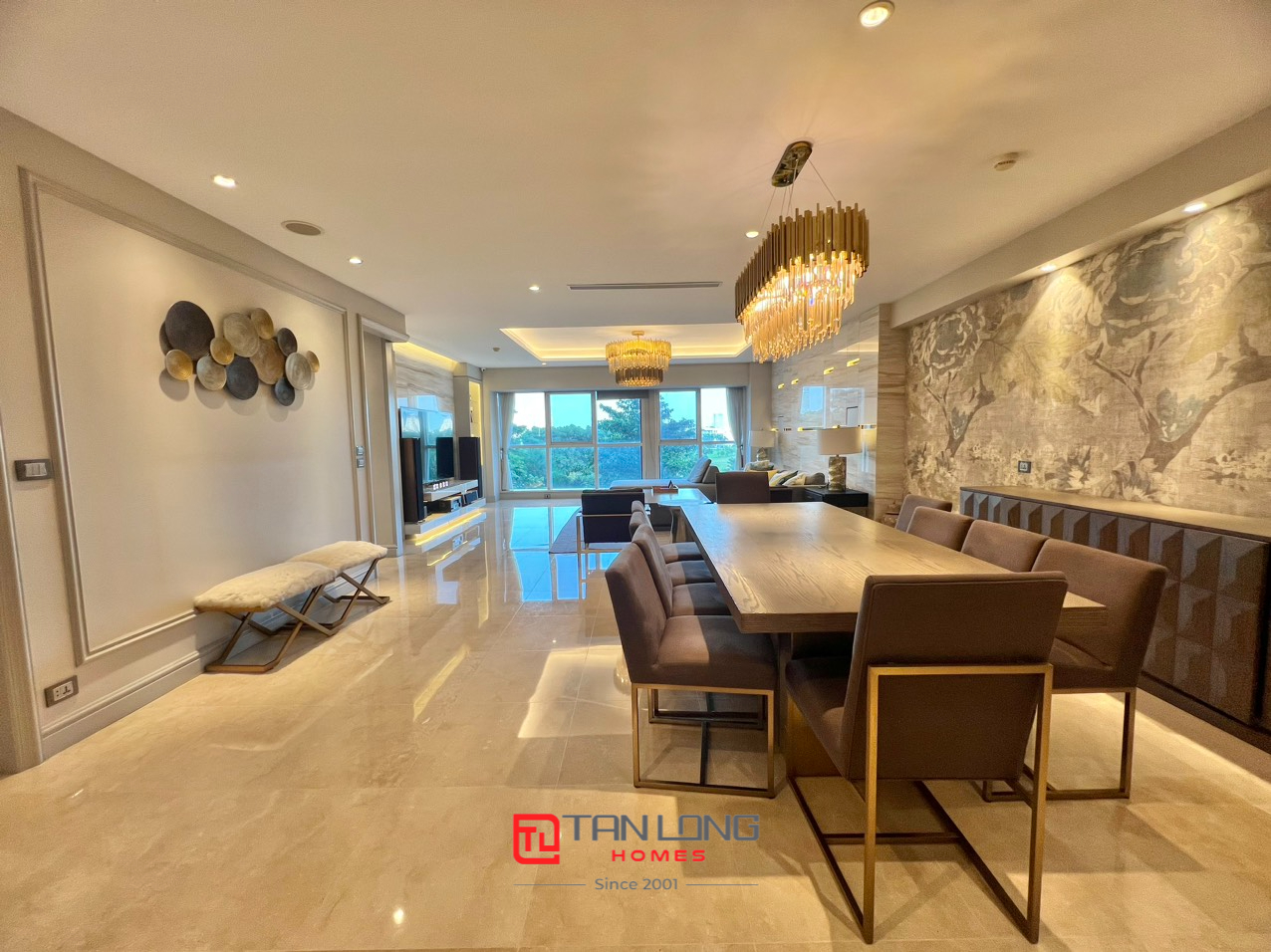 Cho thuê căn hộ cao cấp tại L1 Ciputra: 4PN/267m2 full đồ mới tầng trung view đẹp 5