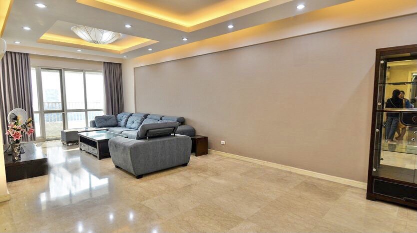 Cho thuê căn hộ giá mềm tại tầng trung tòa P1 Chung cư Ciputra Hà Nội, DT 182m2, full đồ cao cấp 1