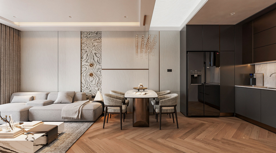 Mua căn góc 3PN/2WC tầng cao Đông Nam - DT: 101m2 view Cầu Nhật Tân Sunshine River Park 1