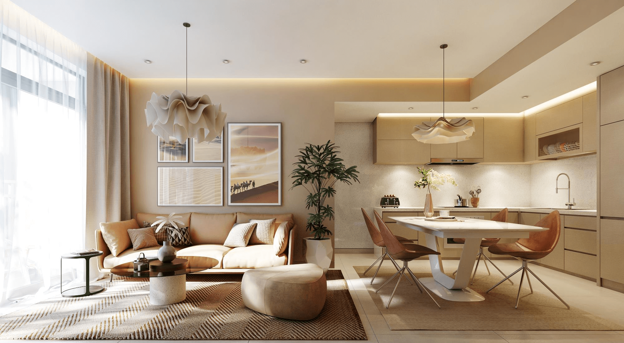 Bán căn hộ 2 phòng ngủ thấp tầng SKY 2 hướng Tây Nam tại dự án Noble Crystal Tây Hồ