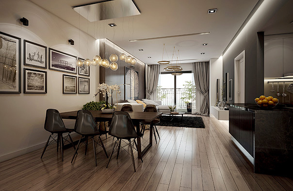 Bán căn hộ 3 phòng ngủ thấp tầng, hướng Tây tứ trạch SKY 4 Noble Crystal Tây Hồ