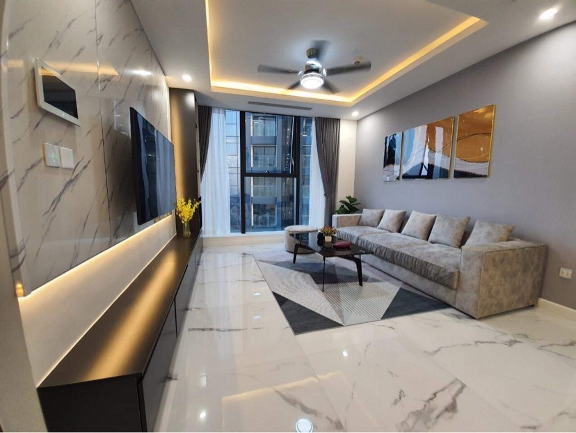 Căn hộ cho thuê 3 ngủ, full đồ với giá 19.7 triệu/1 tháng tại tầng cao tòa S2 Sunshine City Hà Nội