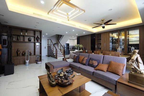Duplex penthouse apartment for rent in Sunshine City Hanoi