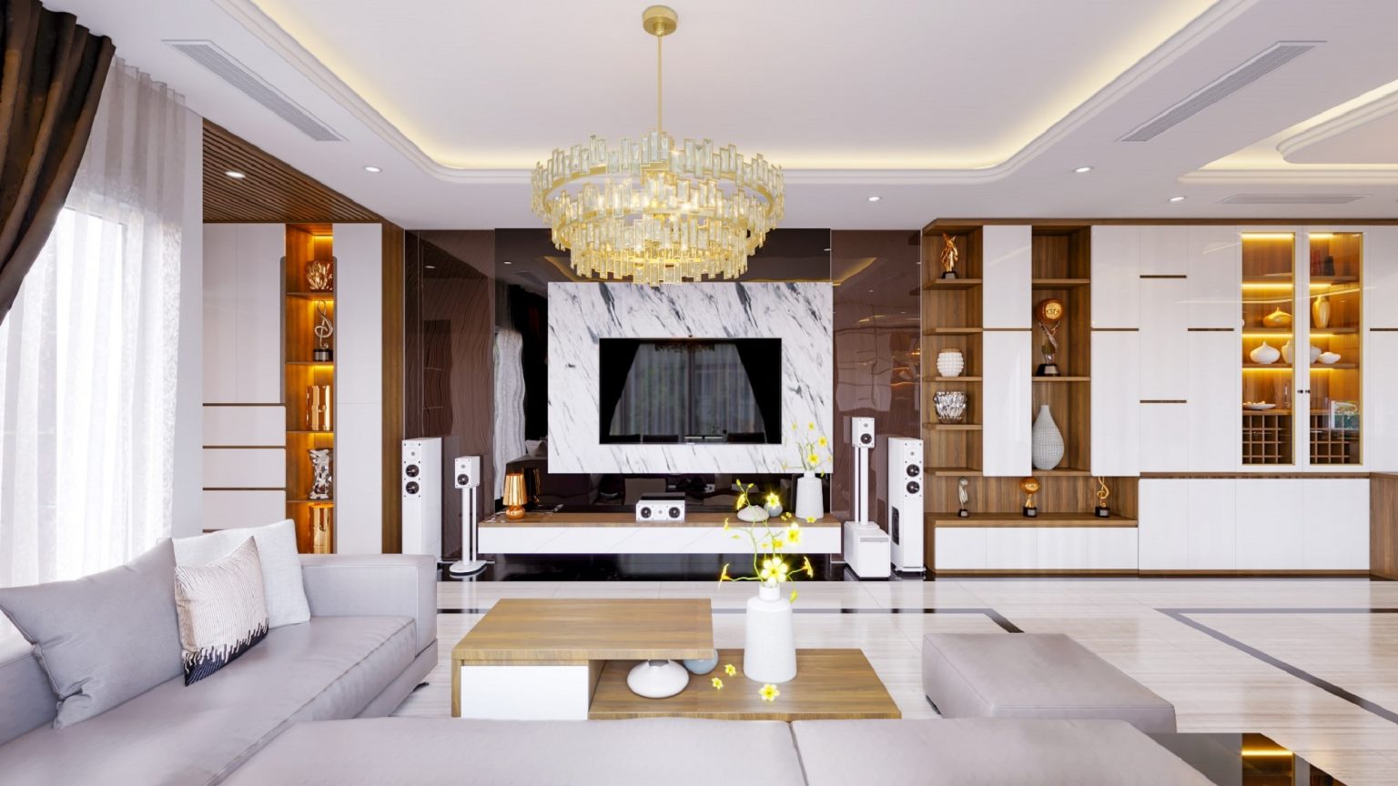 Mua liền kề giá tốt hướng Đông Bắc hoàn thiện đẹp, mặt tiền rộng thoáng Noble Palace Tây Thăng Long, Đan Phượng