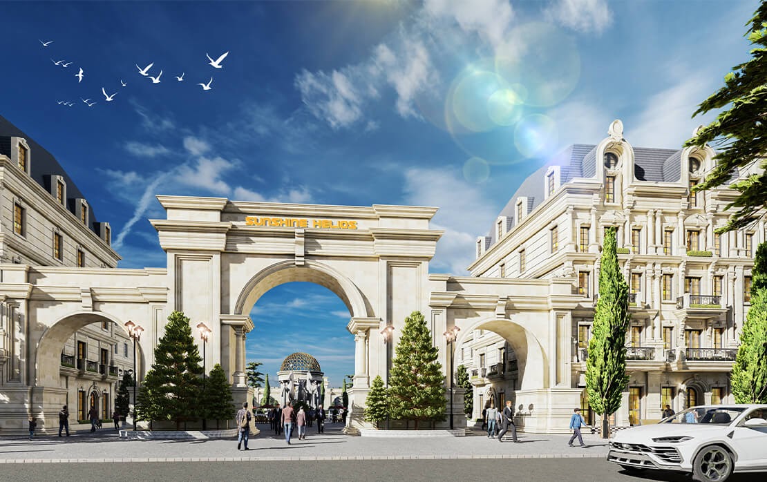 cổng chào sunshine helios