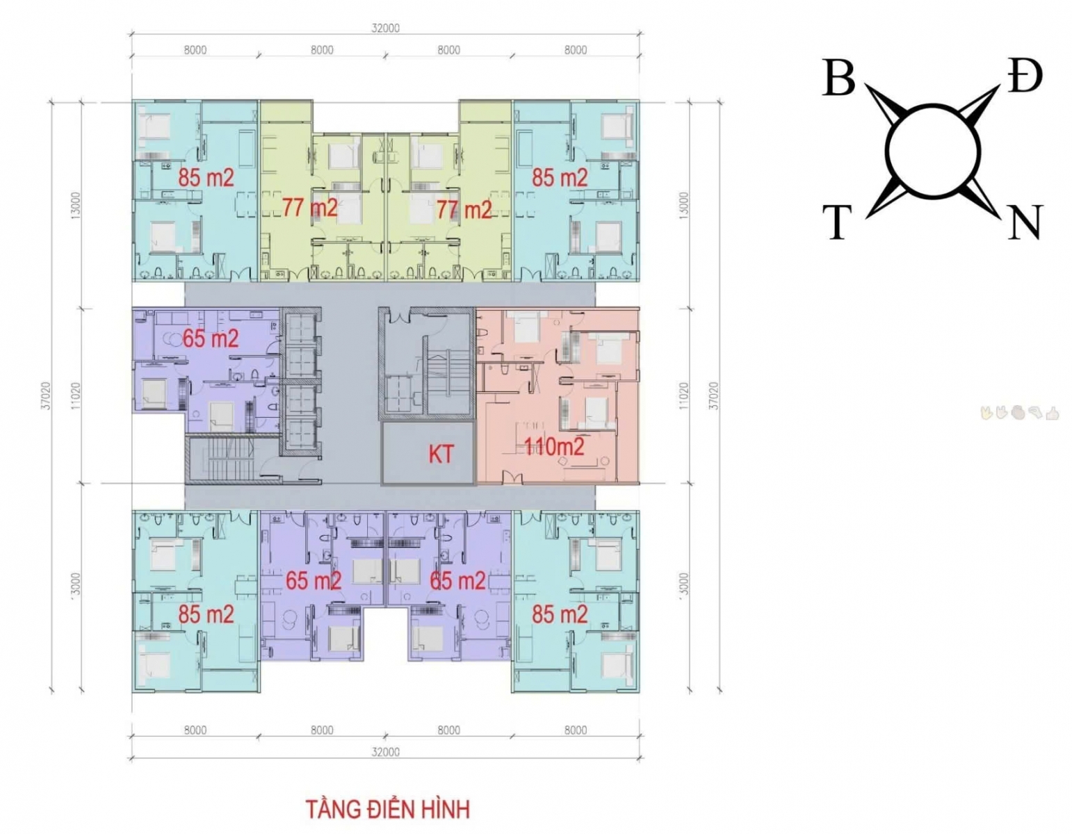 Mặt bằng thiết kế ASTOR1 IA25 Ciputra và kiệt tác không gian đa dạng