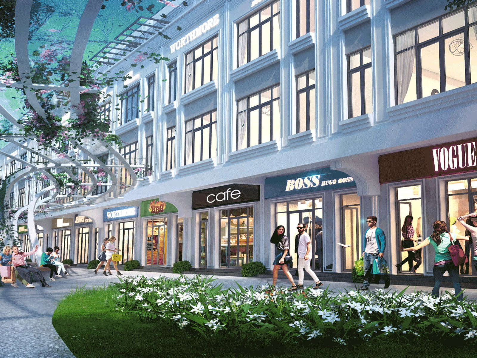 Cho thuê shophouse chân khối đế tòa A1, A2, B chung cư IA20 Ciputra