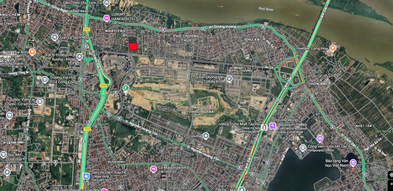 Vị trí Sunshine River Park và tọa độ sinh thái đắt giá ven dòng sông Hồng lịch sử