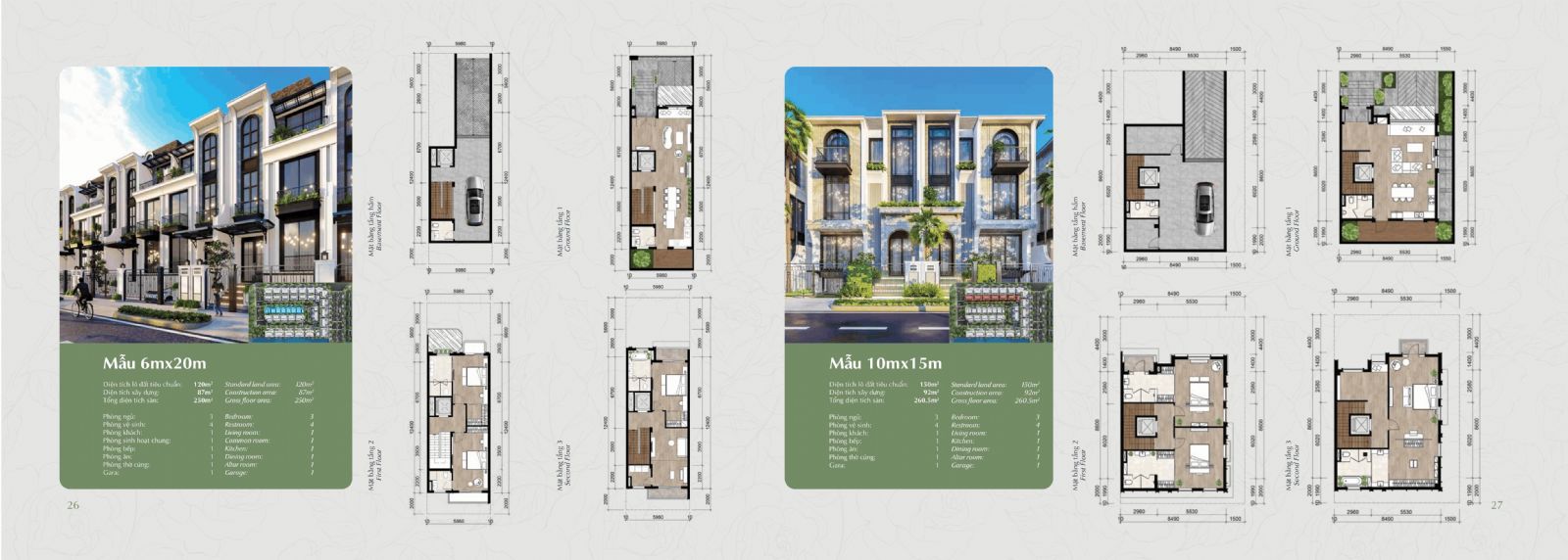 Mặt bằng thiết kế Eden Residences khu P Ciputra và nghệ thuật đỉnh cao tổ chức không gian biệt thự compound